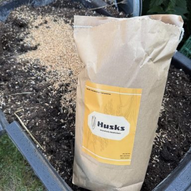 Husks werden umweltfreundlich im Papiersack versendet