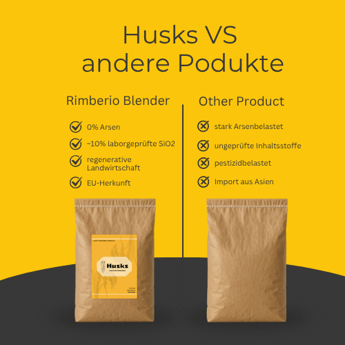 Vorteile von Reishülsen