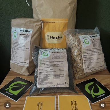 Ricehusks in Living Soil